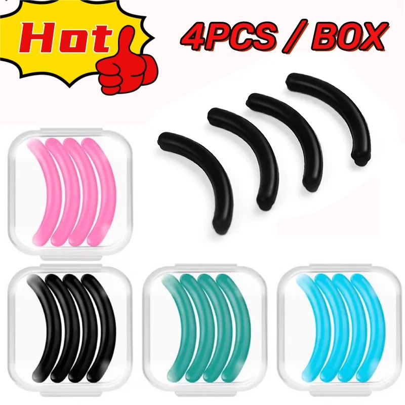 Softbox Portable Strip - 4PCS/Box Portable Eyelashes Curler Replace Rubber