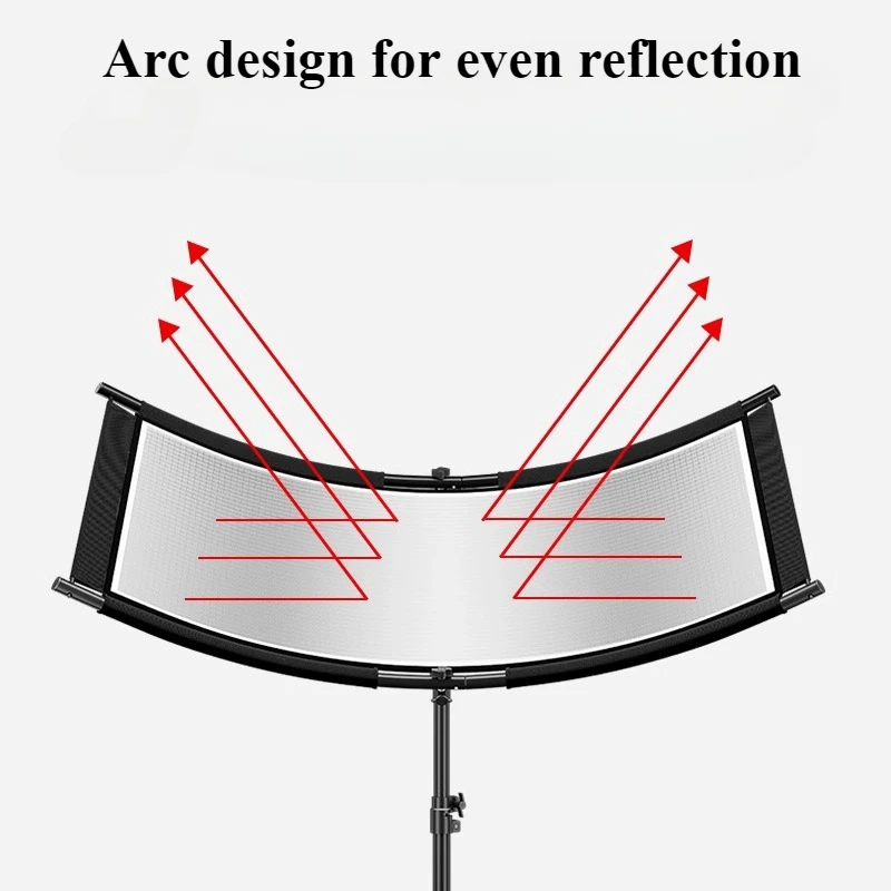 Photography Lighting Types - 4-Color Cloth U-Type Reflector Collapsible Photography
