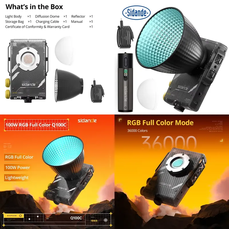 Photography Lighting Professional - Brand For Sidande Q100C Q100Lite Optical