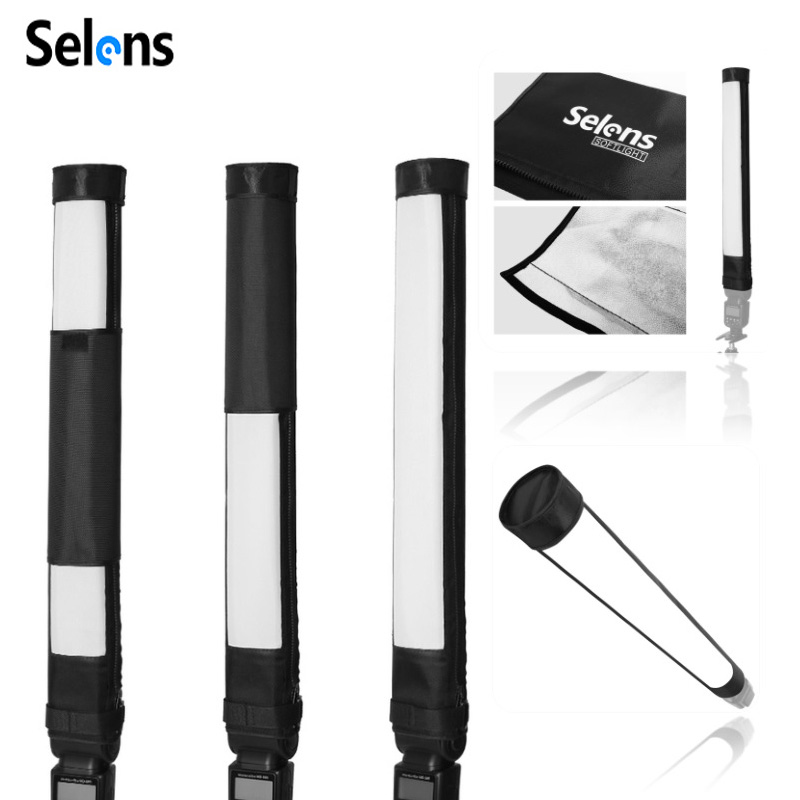 Softbox Portable Strip - Selens Portable Hot Shoe Flash Strip