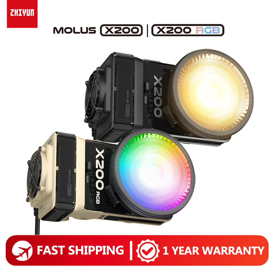 Photography Lighting Wireless - ZHIYUN MOLUS X200 X200RGB 200W LED