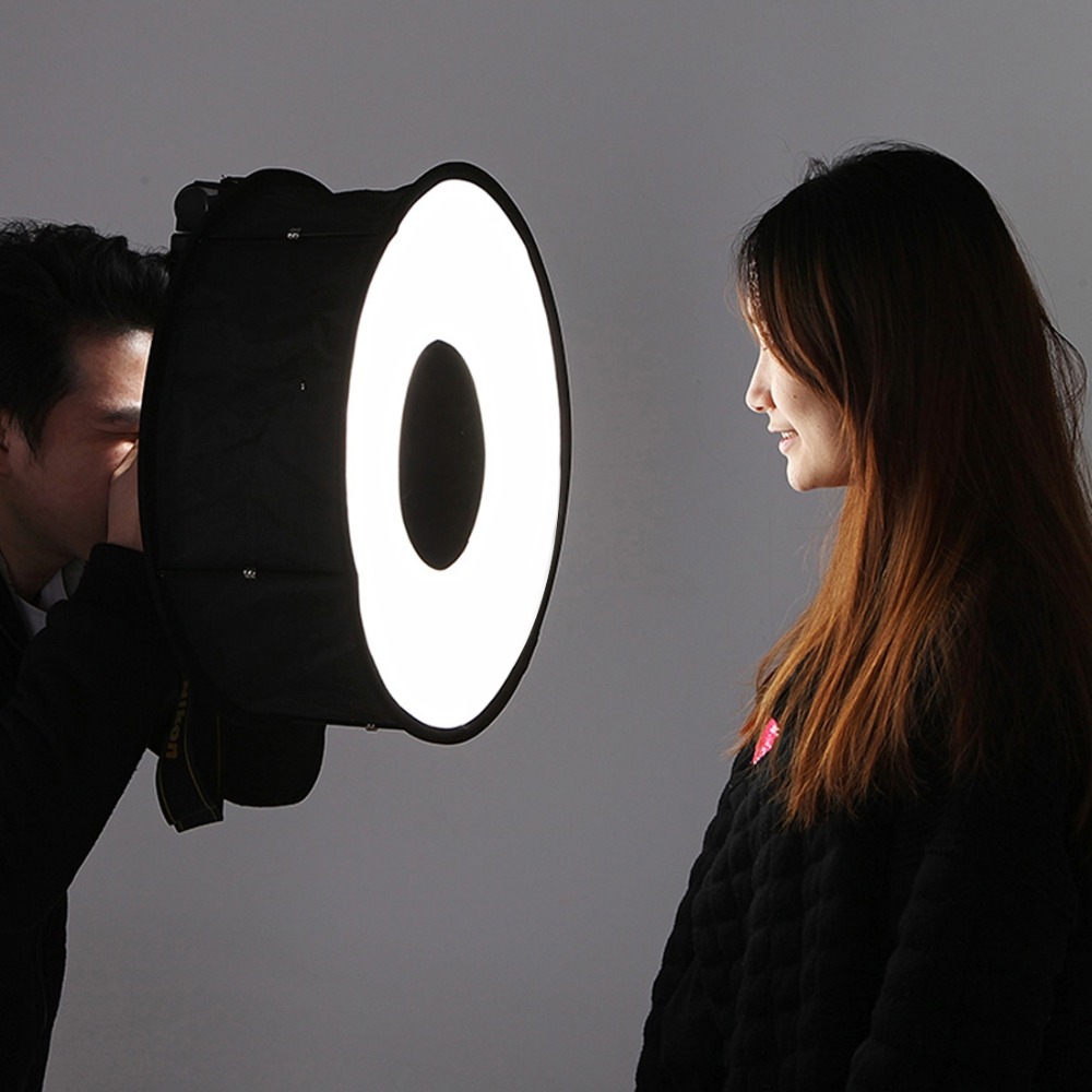 Photography Lighting Case - 45cm Ring Softbox Speedlight Round Style
