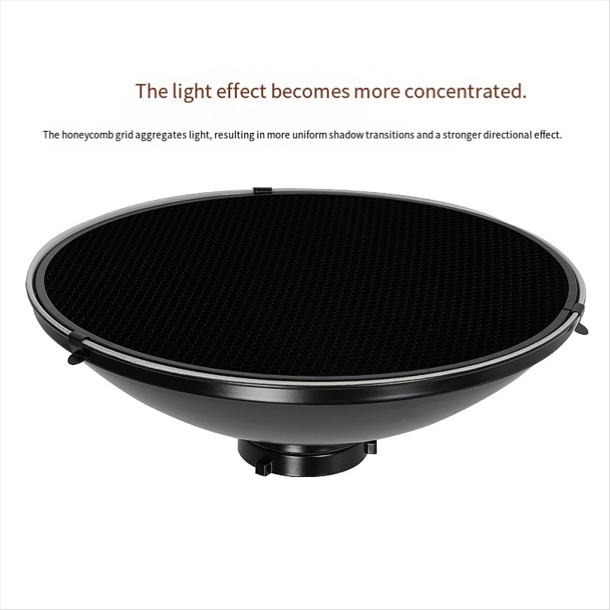 Photography Lighting Grid - N05R 30cm Beauty Dish Reflector Honeycomb