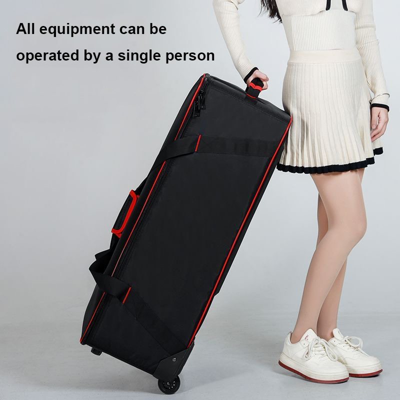 Photography Lighting Case - Professional Studio Flash Light Kit Rolling