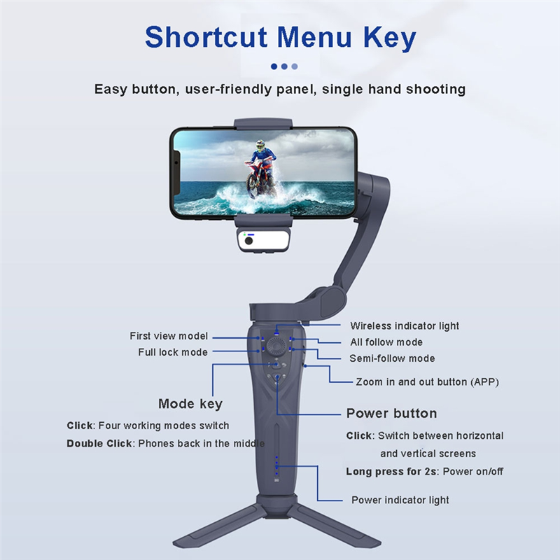 A52T F12 3-Axis Gimbal Stabili - đánh giá và giá Photography Lighting Ai
