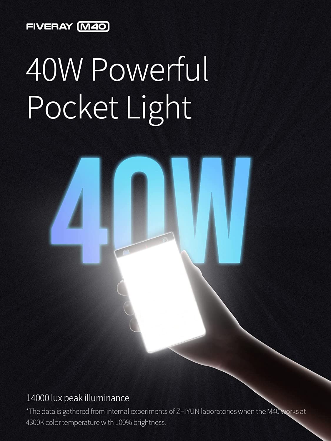 ZHIYUN FIVERAY M40 Bi-Color Po - đánh giá và giá Photography Lighting Wireless