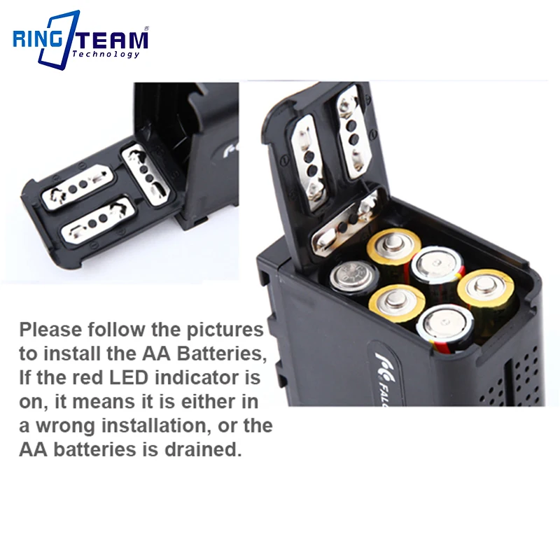 BB-6 BB6 Battery Box Case for  - đánh giá và giá Video Light Panel Led