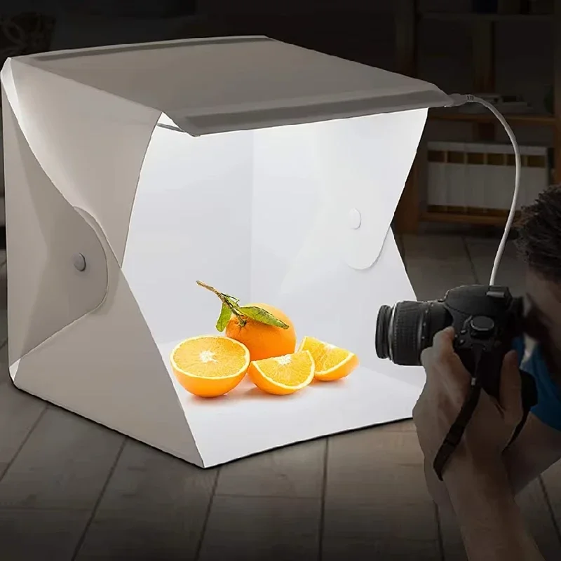 New Mini Folding Photo Booth S - đánh giá và giá Softbox Portable Strip
