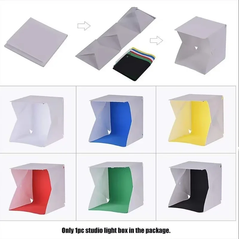 New Mini Folding Photo Booth S - đánh giá và giá Softbox Portable Strip