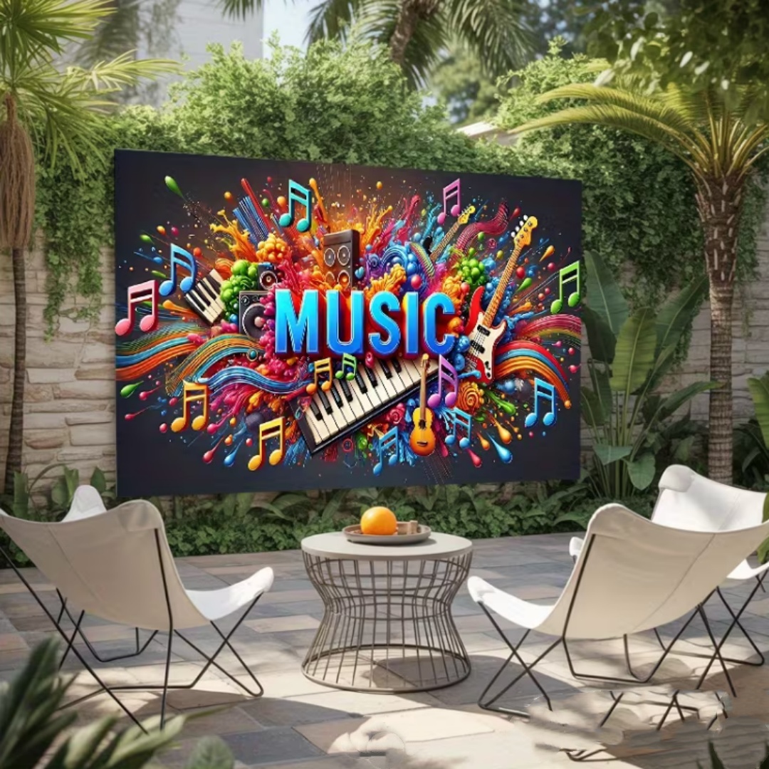 Vibrant Music Theme Glitter Pa - đánh giá và giá Photography Lighting And Backdrop