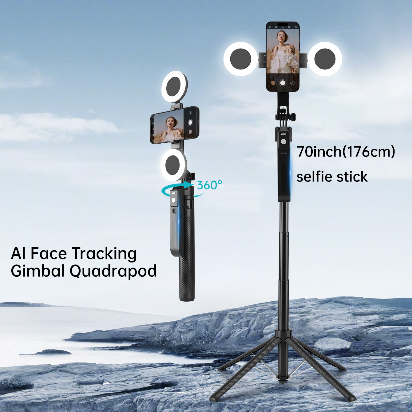 2025 New AI Selfie Stick Tripo - đánh giá và giá Photography Lighting Ai