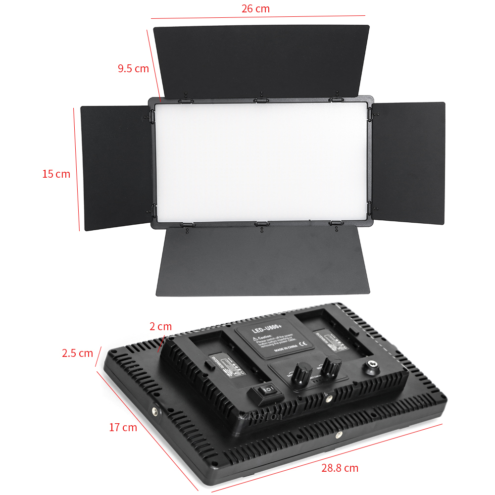 U800 LED Photo Studio Light fo - đánh giá và giá Video Light Panel Led