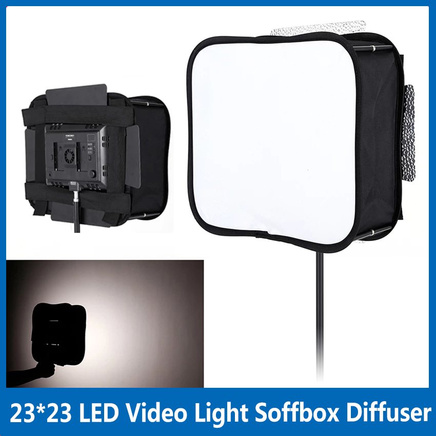 23*23 Softbox Máy Khuếch Tán T - đánh giá và giá Video Light Panel Led