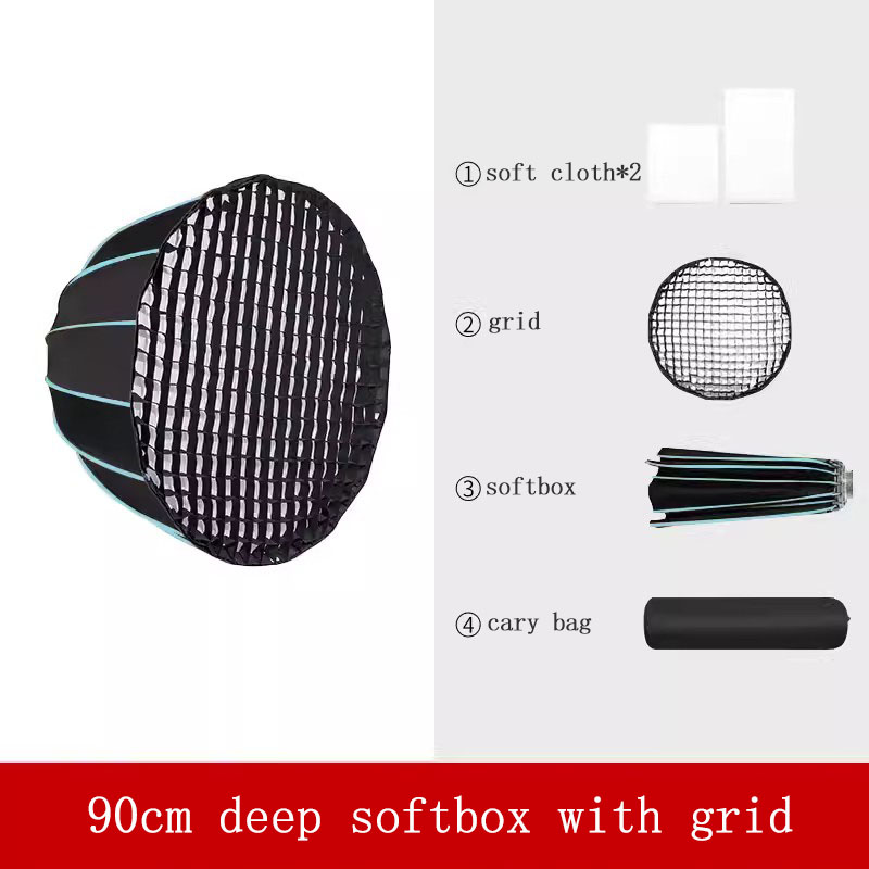 90cm Softbox with Grid 16-rib  - đánh giá và giá Photography Lighting Grid