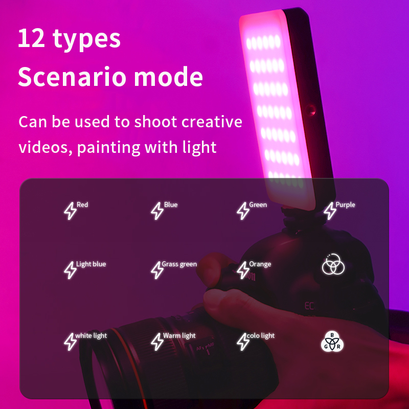 RGB Video Light Portable LED C - đánh giá và giá Video Light Panel Led