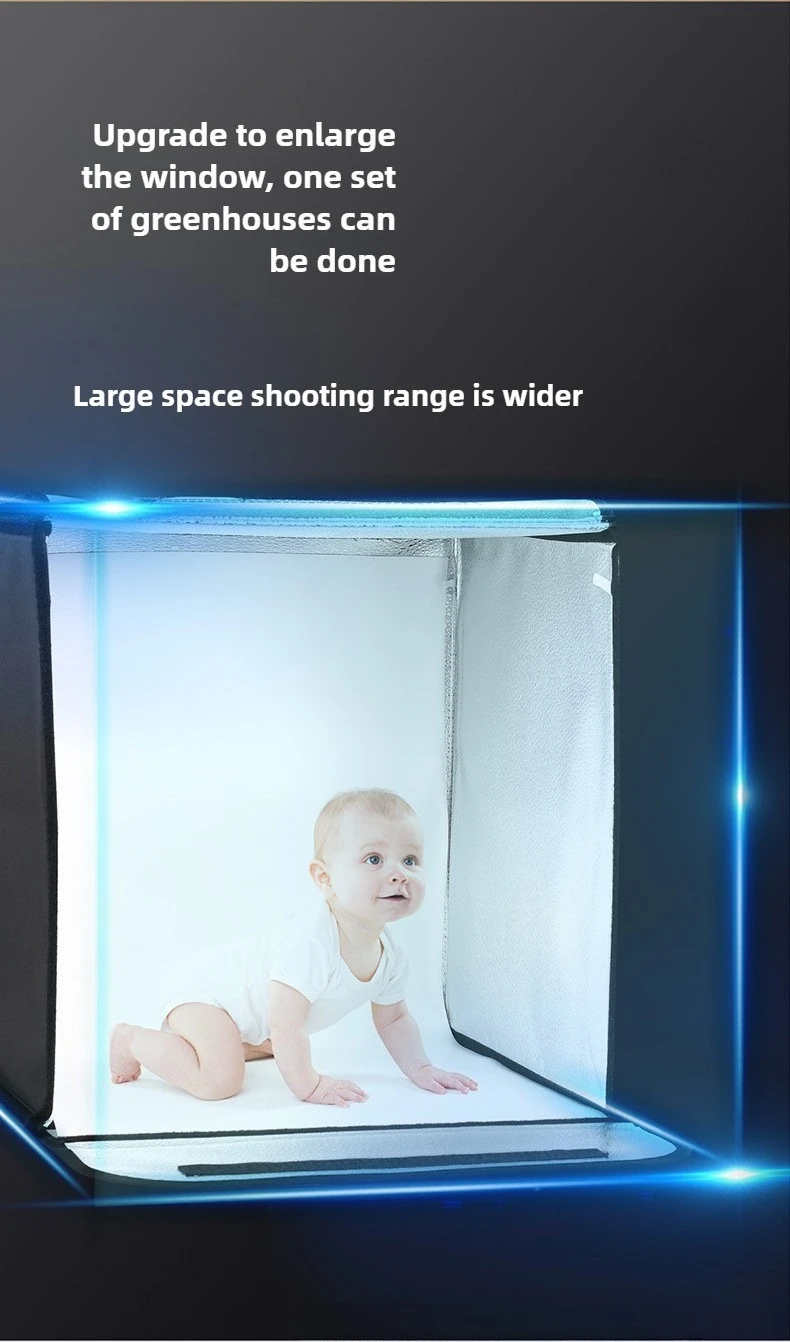 40cm Photography LED Studio Li - đánh giá và giá Photography Lighting Case