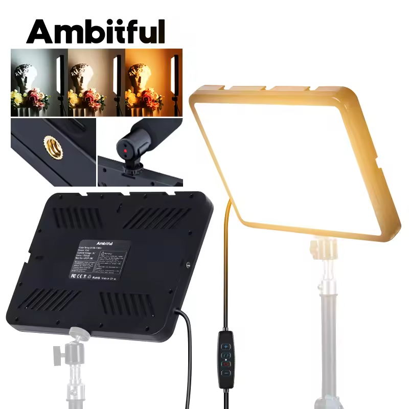 Ambitful 280 LED Video Light 2 - đánh giá và giá Video Light Panel Led