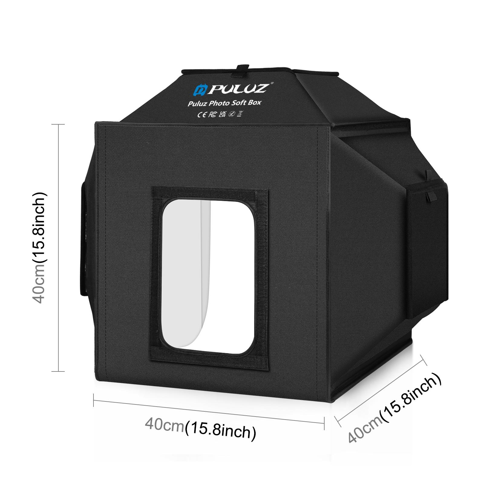 PULUZ 40cm Folding 72W 5500K S - đánh giá và giá Photography Lighting And Backdrop Kits