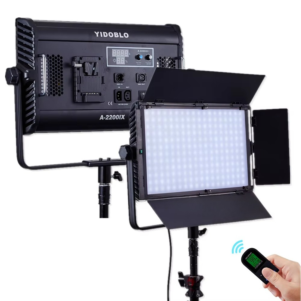 Yidoblo A-2200IIX Chinese Vide - đánh giá và giá Video Light Panel Led