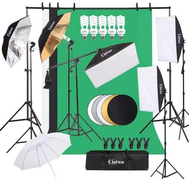 Photography Lighting Kit, Ligh - đánh giá và giá Photography Lighting And Backdrop Kits