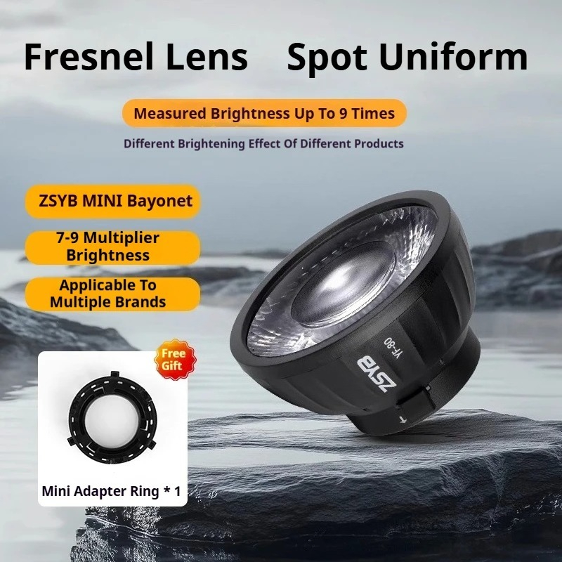 ZSYB YF-80 Fresnel Lens 9 Time - đánh giá và giá Fresnel Lens Attachment