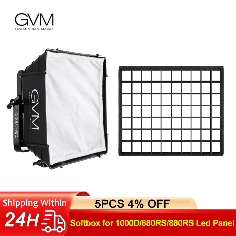 GVM Softbox Diffuser for 1000D - đánh giá và giá Video Light Panel Led