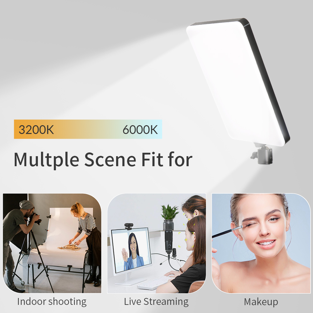 Mờ 10Inch Đèn Led Video Tấm Đỡ - đánh giá và giá Video Light Panel Led