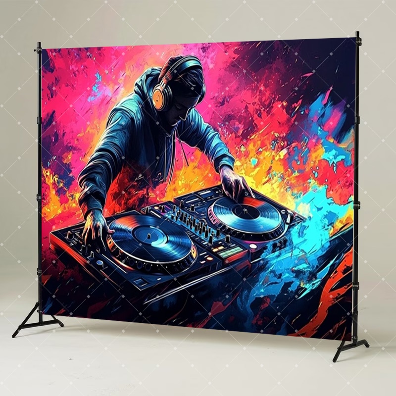 Hip Hop Music DJ Party Decorat - đánh giá và giá Photography Lighting Product