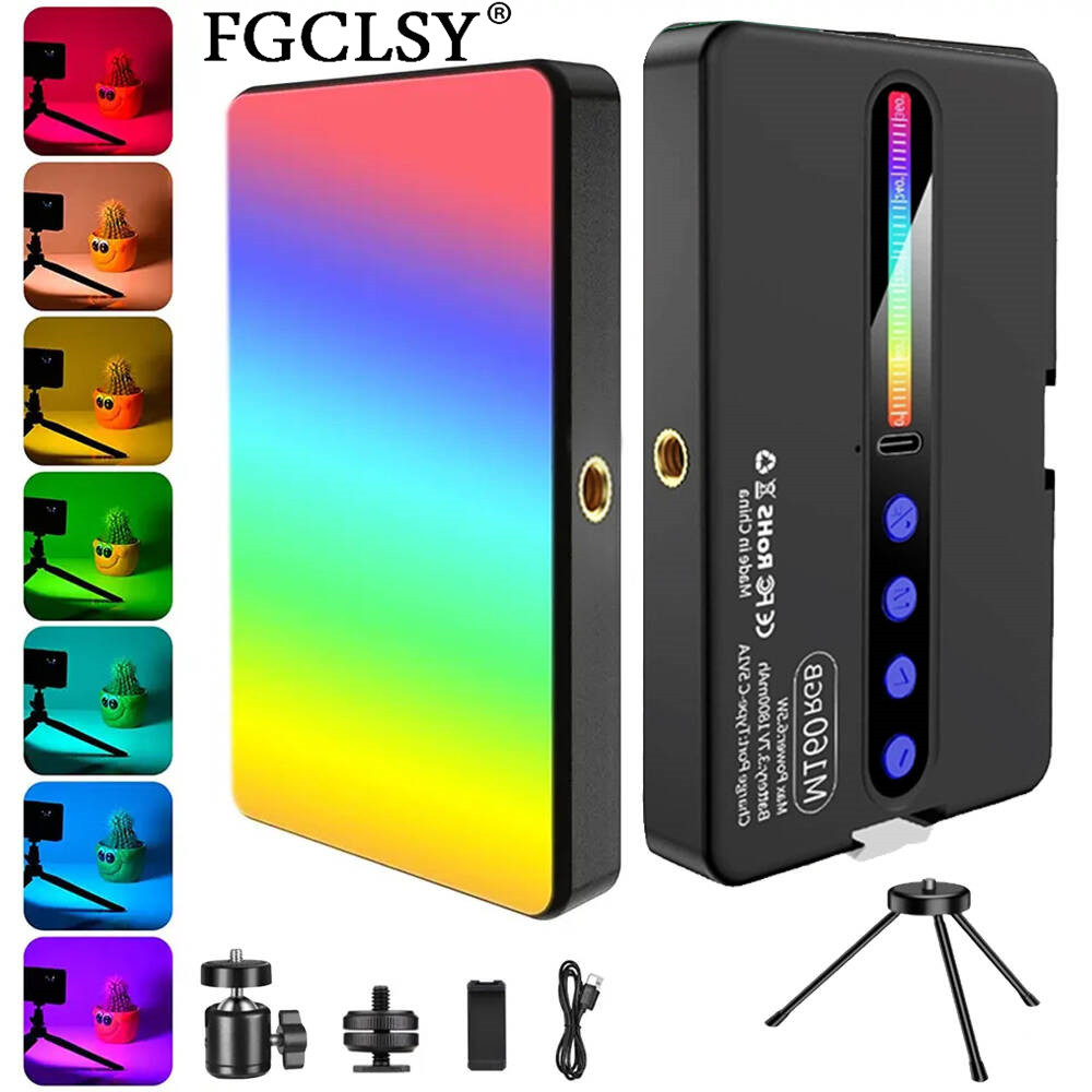 LED RGB Camera Light Full Colo - đánh giá và giá Video Light Panel Led