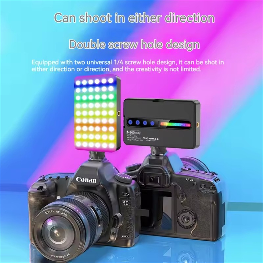 LED RGB Camera Light Full Colo - đánh giá và giá Video Light Panel Led
