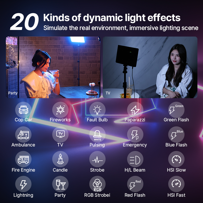 Ulanzi LT003 15W RGB Video Lig - đánh giá và giá Video Light Panel Led
