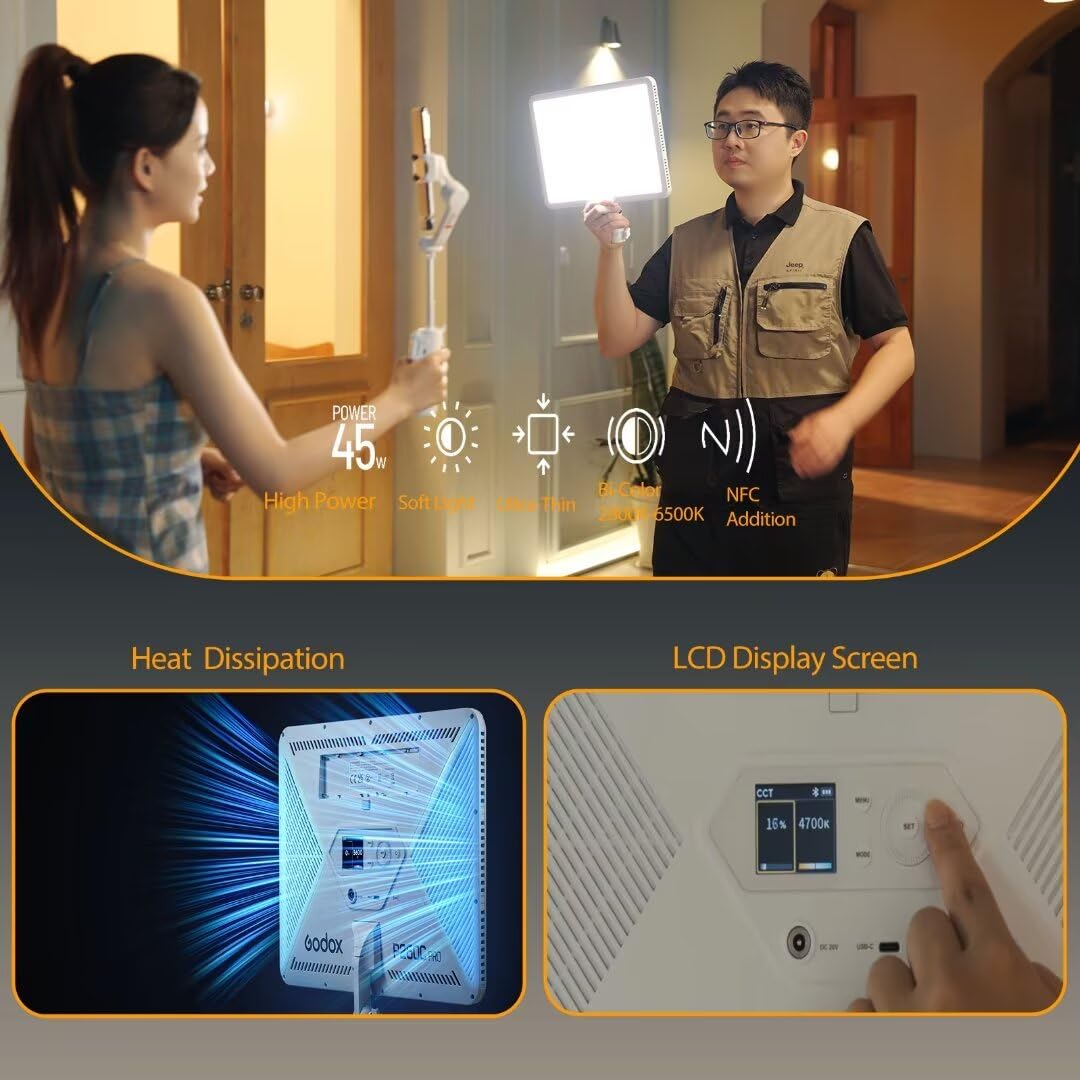 Godox P260C Pro LED Video Ligh - đánh giá và giá Video Light Panel Led
