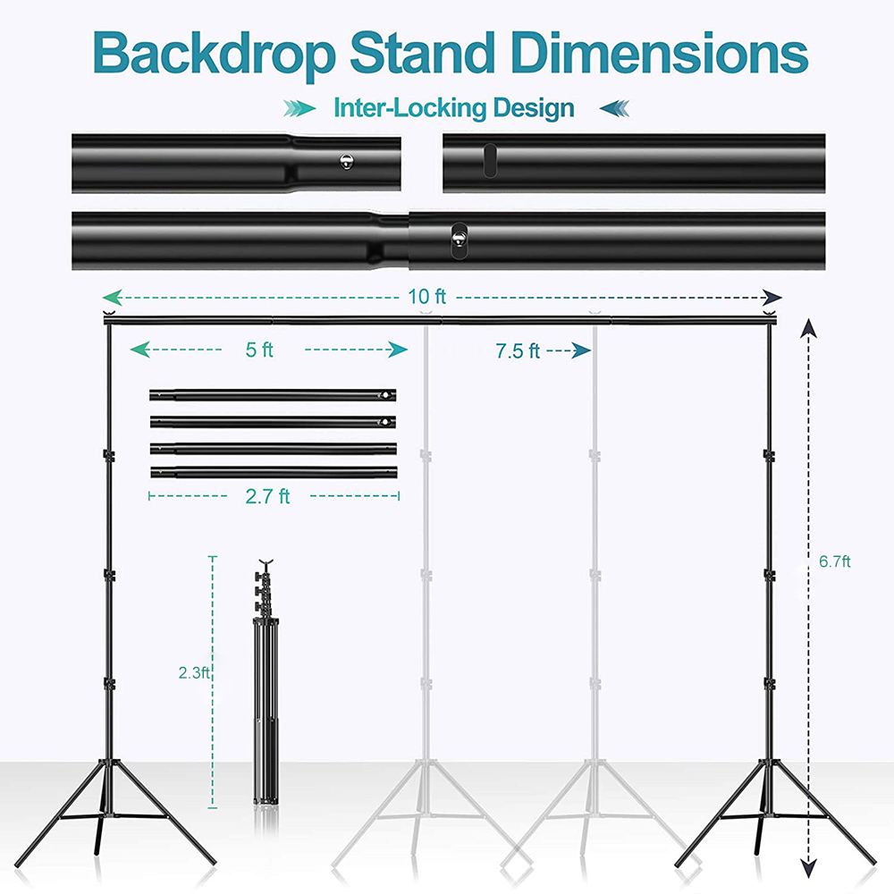 Cost-effective  Photo Studio E - đánh giá và giá Photography Lighting And Backdrop Kits