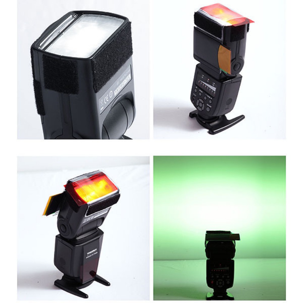 12 Colors Camera Flash Gels Li - đánh giá và giá Photography Lighting Product
