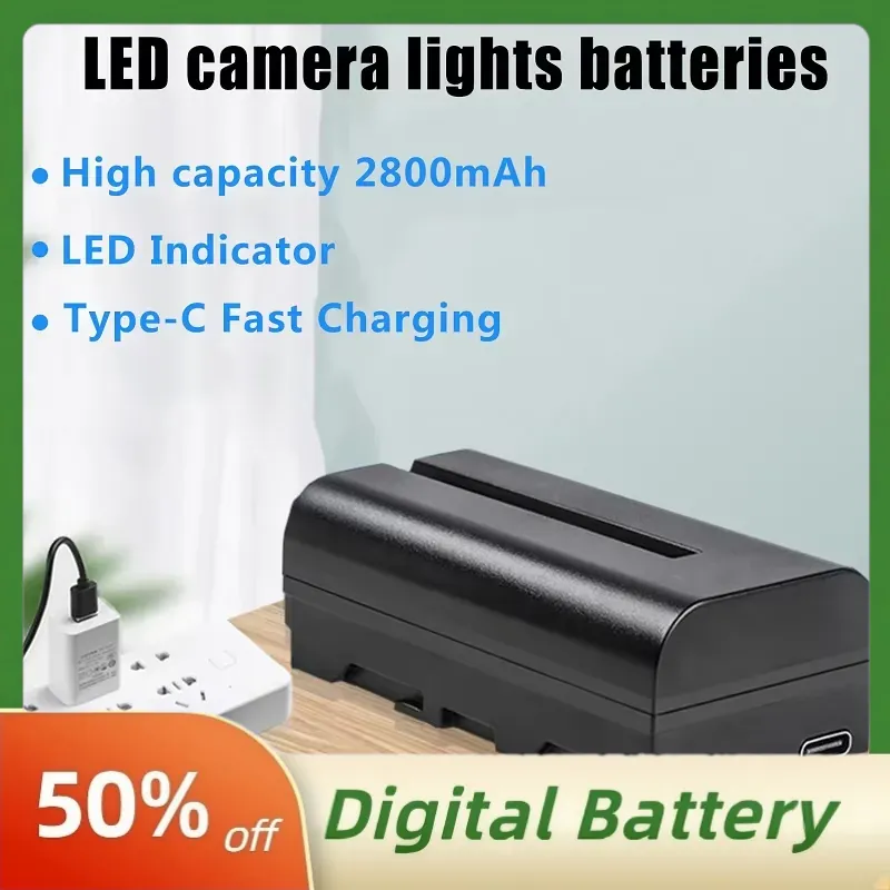 NP-F550C NP-F550 F570 Battery  - đánh giá và giá Video Light Panel Led