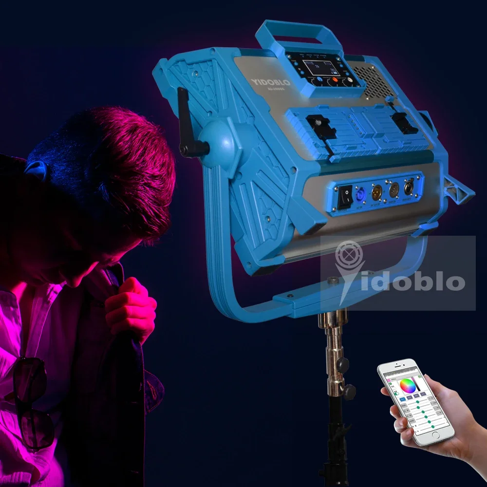 200W RGB Video LED Lamp Yidobl - đánh giá và giá Photography Lighting Ai