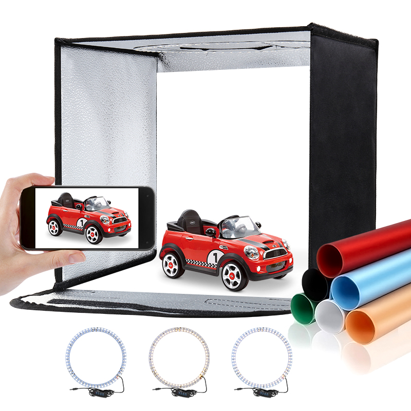 11.8x11.8inch Fold Photo Studi - đánh giá và giá Photography Lighting And Backdrop Kits
