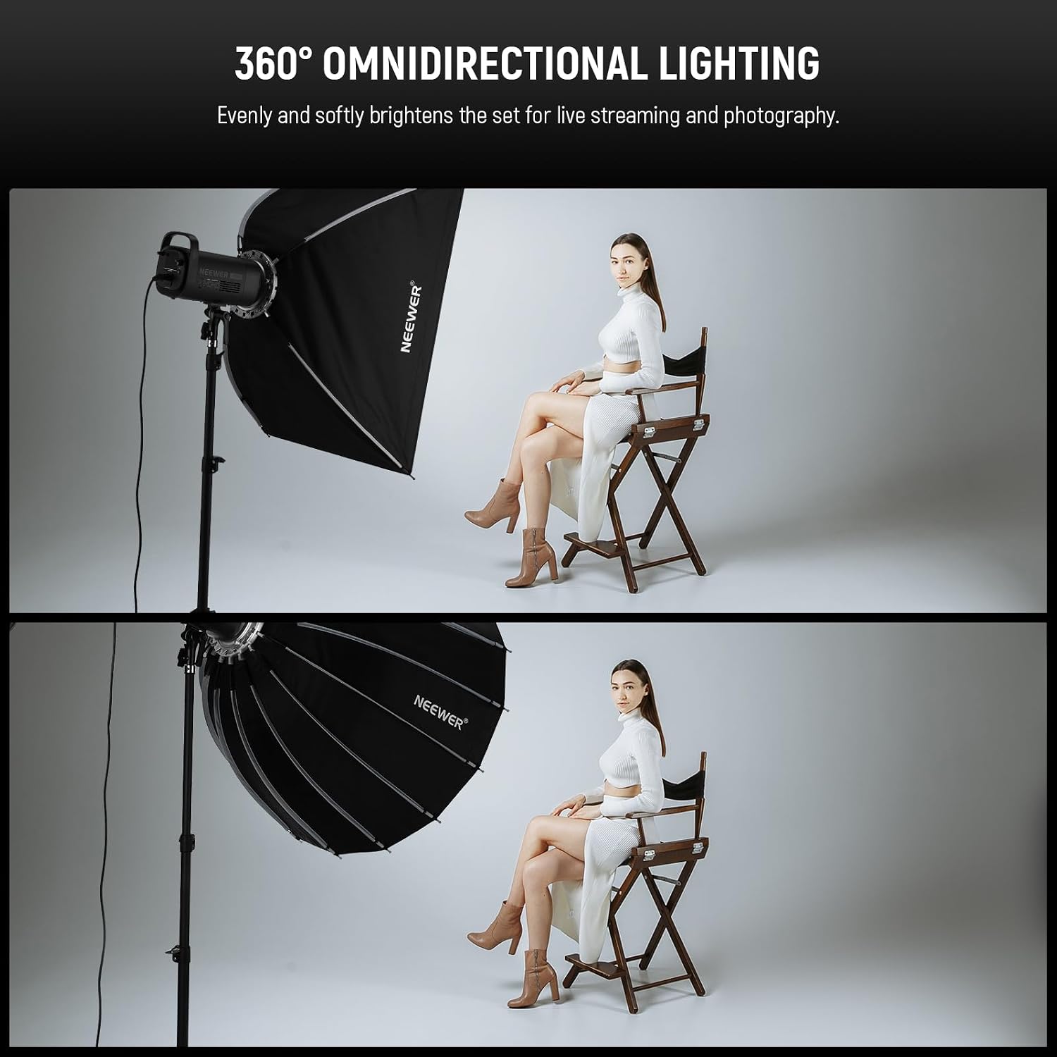 Parabolic Softbox with Bowens  - đánh giá và giá Photography Lighting Grid