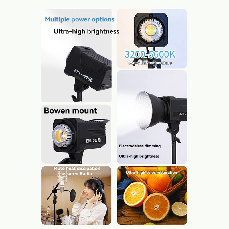 300W Bi LED Video Light, Conti - đánh giá và giá Photography Lighting Professional