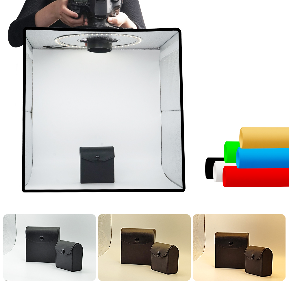 Lightdow Dimmable Photo Box LE - đánh giá và giá Photography Lighting And Backdrop Kits
