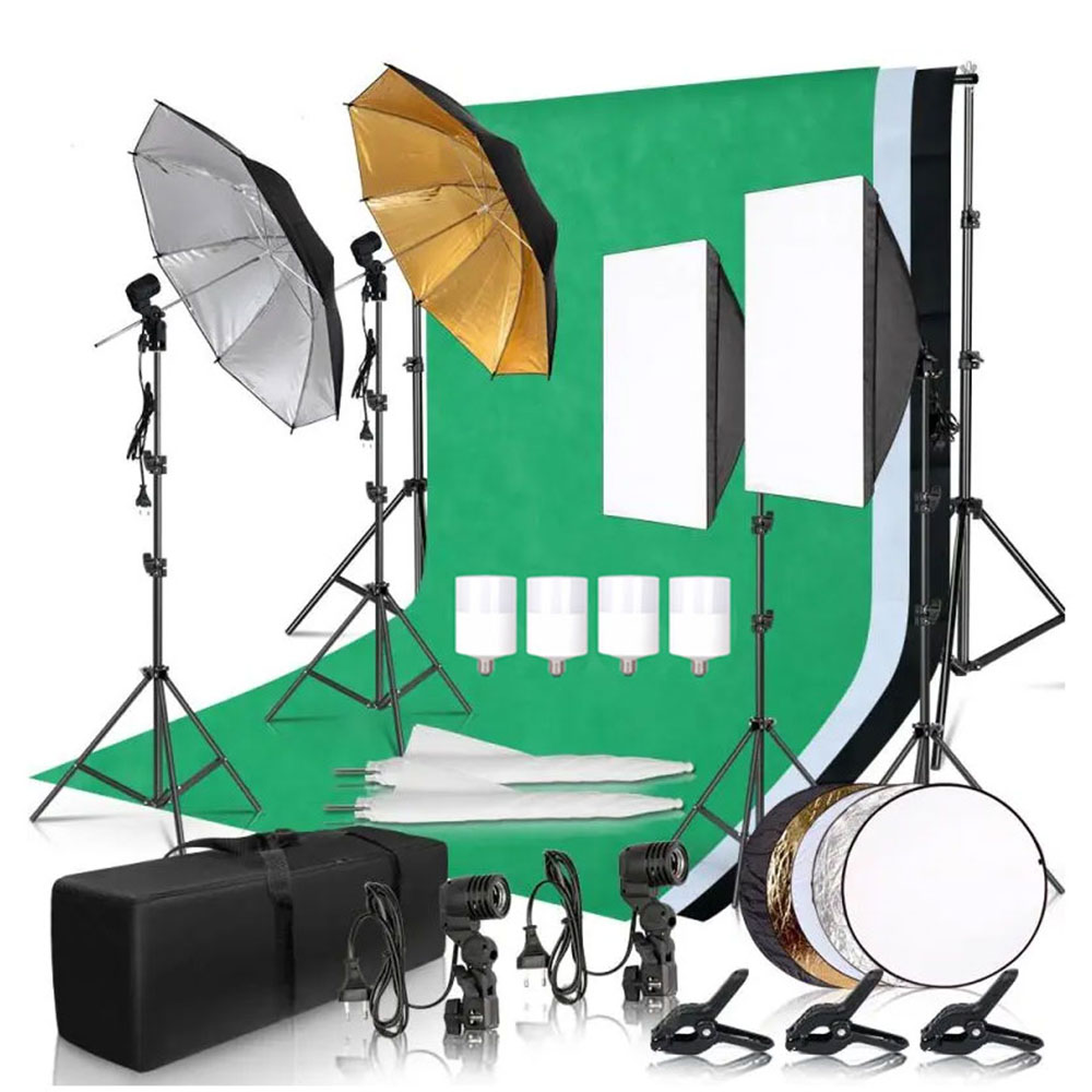Chụp Ảnh Ảnh Studio Softbox Bộ - đánh giá và giá Photography Lighting And Backdrop Kits