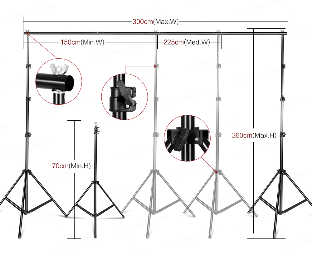 Chụp Ảnh Ảnh Studio Softbox Bộ - đánh giá và giá Photography Lighting And Backdrop Kits