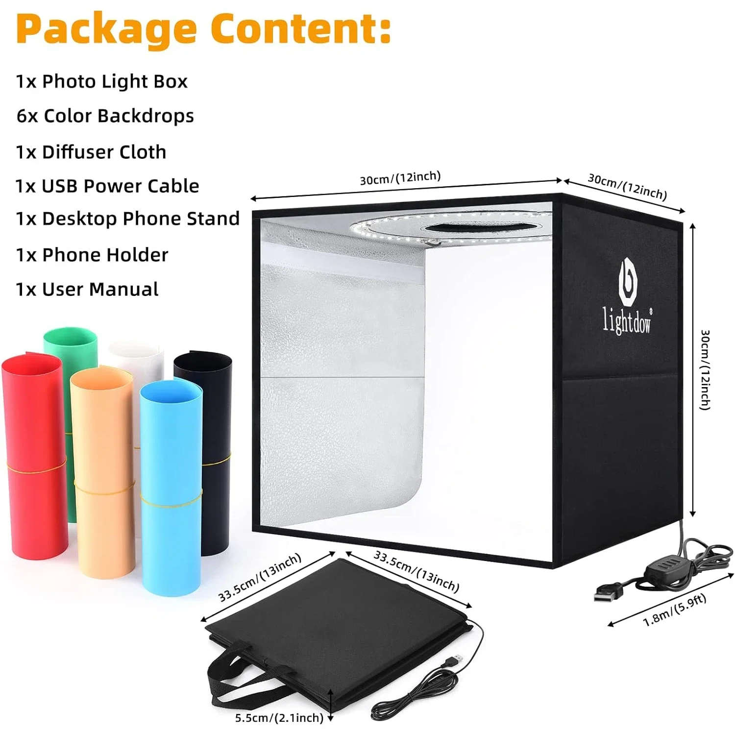 Lightdow Photo Studio Light Bo - đánh giá và giá Photography Lighting And Backdrop Kits