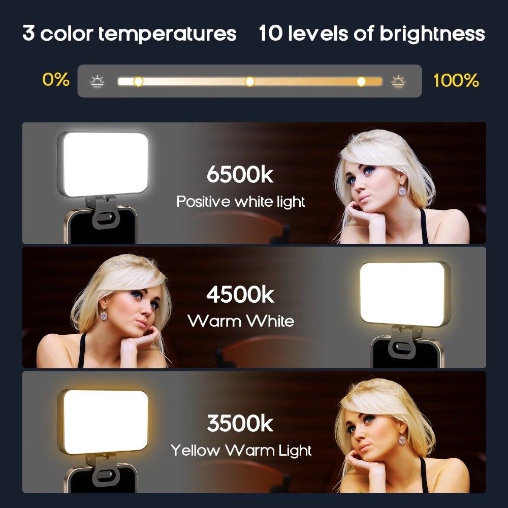 800/1000mAh LED Selfie Light 3 - đánh giá và giá Photography Using Lighting