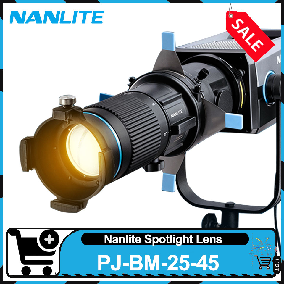 Nanlite PJ-BM-25-45 Bowens Mou - đánh giá và giá Fresnel Lens Attachment