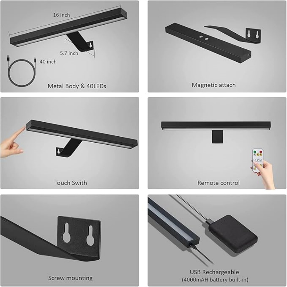 4000mAh LED Rechargeable Wall  - đánh giá và giá Photography Lighting Wireless