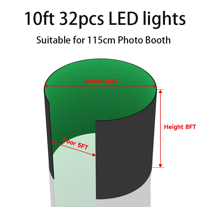 360 Photo Booth Enclosure Free - đánh giá và giá Photography Lighting And Backdrop Kits